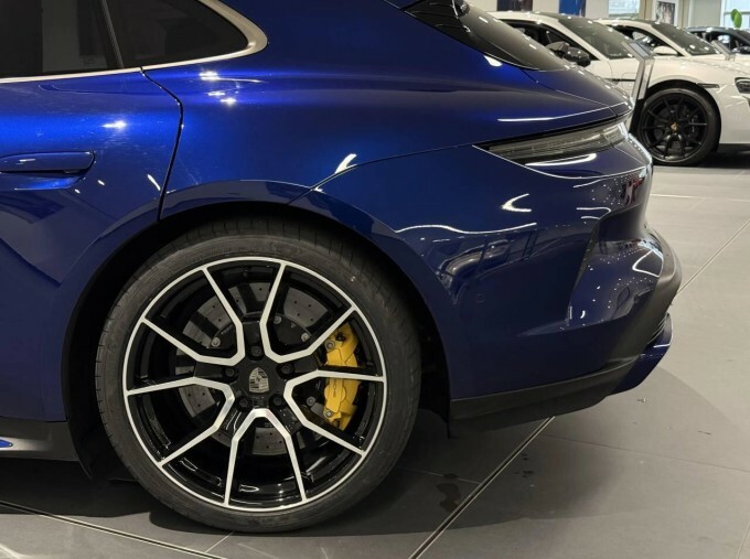 Porsche Taycan Turbo S White #54
