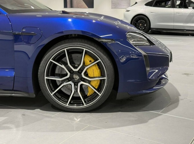 Porsche Taycan Turbo S White #44