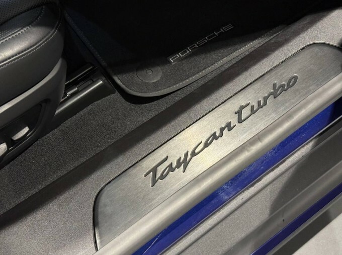 Porsche Taycan Turbo S White #31