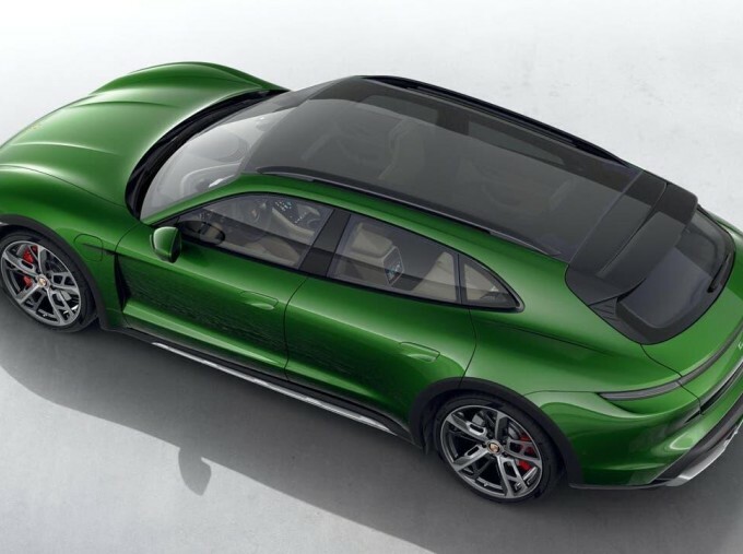 Porsche Taycan Performance Plus 93.4Kwh 4S Cross Turismo 4Wd Green #4