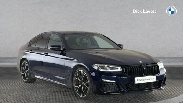 BMW 5 Series 520I Mht M Sport Steptronic Euro 6 Blue