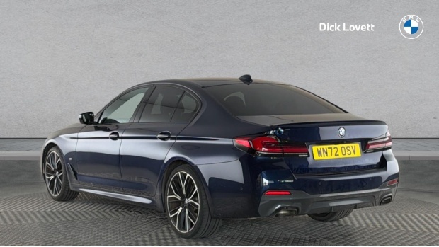 BMW 5 Series 520I Mht M Sport Steptronic Euro 6 Blue #2
