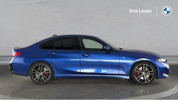 BMW 3 Series 2.0 320I M Sport Euro 6 4-Door Blue #3