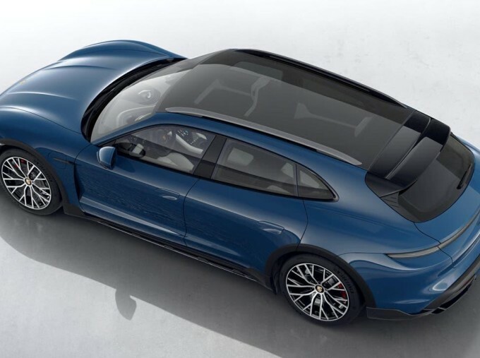 Porsche Taycan Performance Plus 93.4Kwh 4S Cross Turismo 4Wd Blue #4