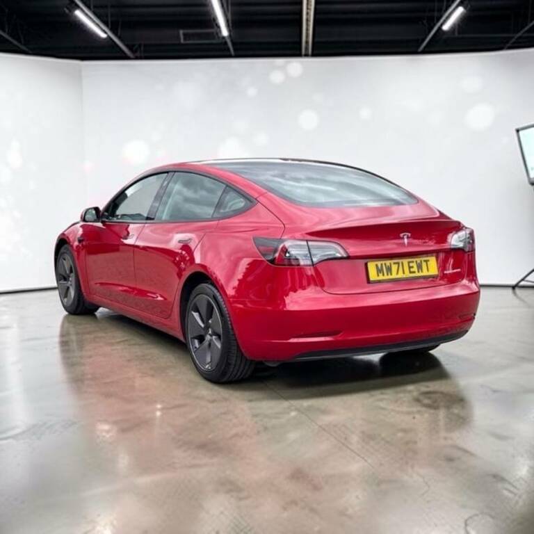 Tesla Model 3 Long Range Awd - 2021 71 MW71EWT Red #2