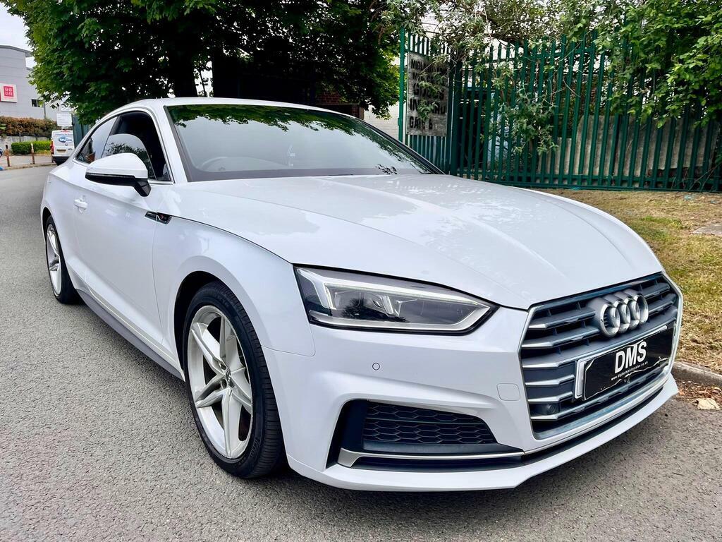 Audi A5 2.0 Tfsi 40 S Line S Tronic Euro 6 S S White