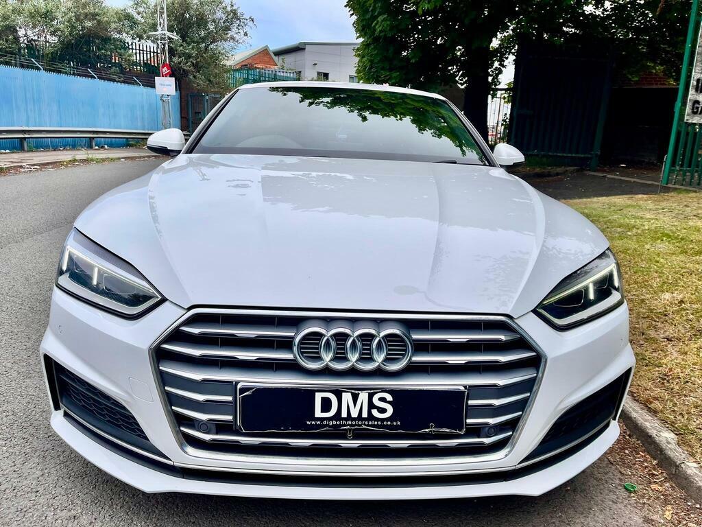 Audi A5 2.0 Tfsi 40 S Line S Tronic Euro 6 Ss VK68UUP White #2