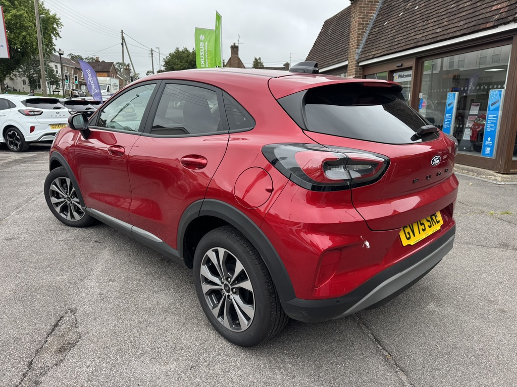 Ford Puma 1.0T Ecoboost Mhev Titanium Suv Hybrid Red #3