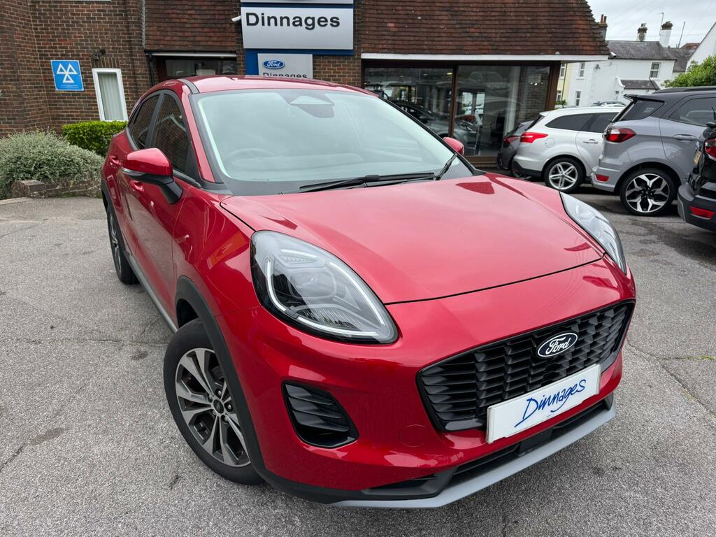 Ford Puma 1.0T Ecoboost Mhev Titanium Suv Hybrid Red