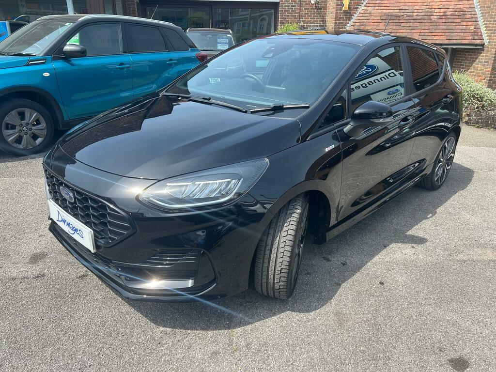 Ford Fiesta 1.0T Ecoboost Mhev St-line X Edition Hatchback GX73JJV Black #3