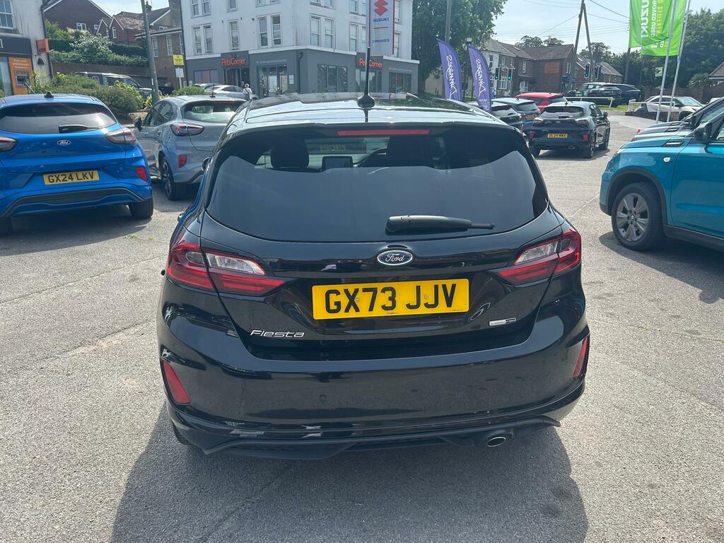 Ford Fiesta 1.0T Ecoboost Mhev St-line X Edition Hatchback GX73JJV Black #6