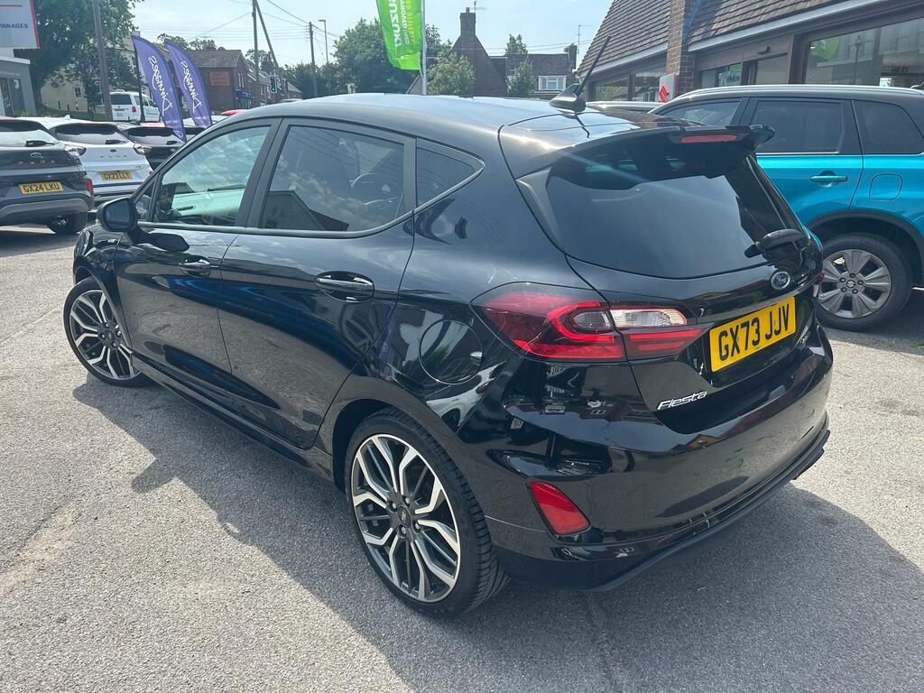 Ford Fiesta 1.0T Ecoboost Mhev St-line X Edition Hatchback GX73JJV Black #5