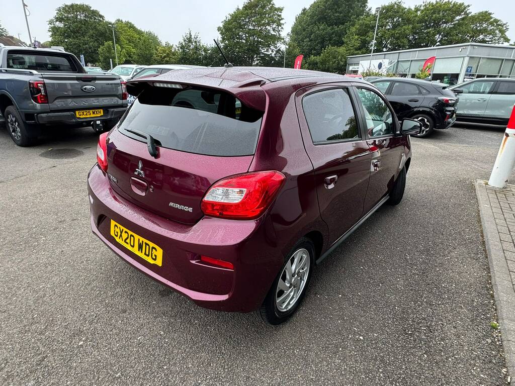 Mitsubishi Mirage 1.2 3 Hatchback Euro 6 Ss 79 Purple #3