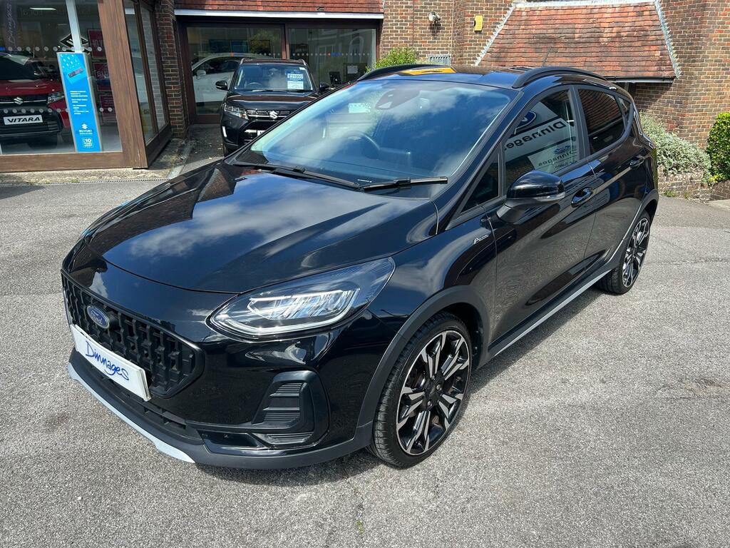 Ford Fiesta 1.0T Ecoboost Active X Hatchback GX24LKG Black #3