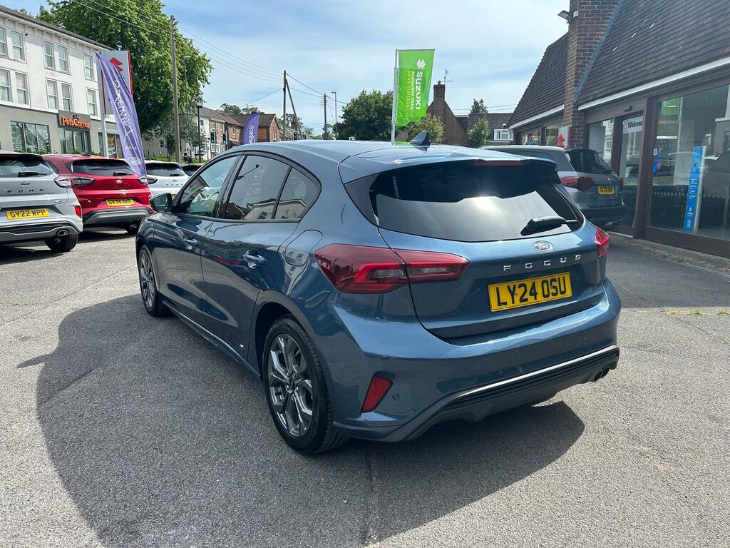 Ford Focus 1.0T Ecoboost Mhev St-line Hatchback Hy LY24OSU Blue #5