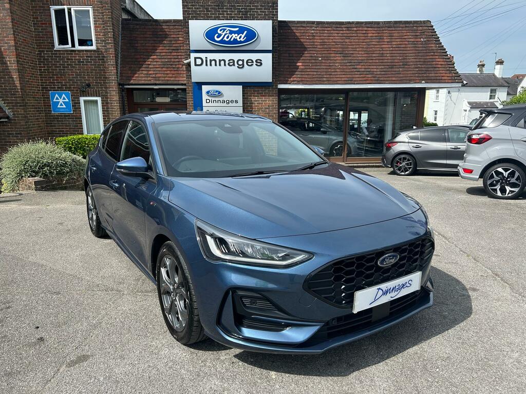 Ford Focus 1.0T Ecoboost Mhev St-line Hatchback Hy Blue