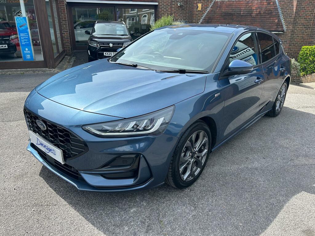 Ford Focus 1.0T Ecoboost Mhev St-line Hatchback Hy LY24OSU Blue #3