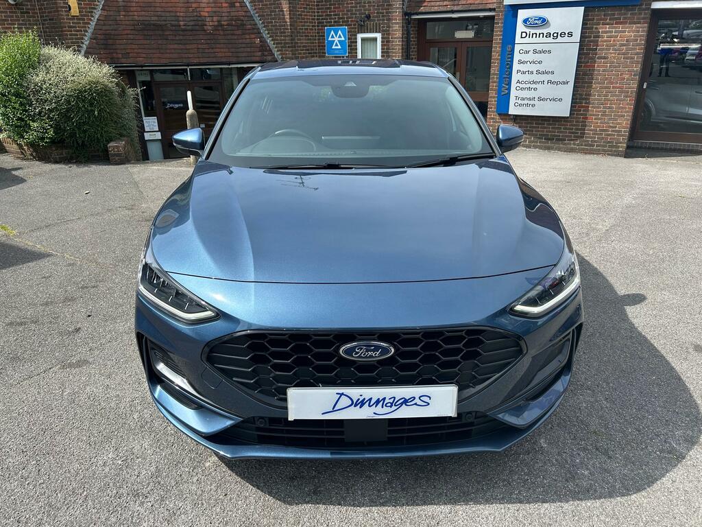 Ford Focus 1.0T Ecoboost Mhev St-line Hatchback Hy LY24OSU Blue #2