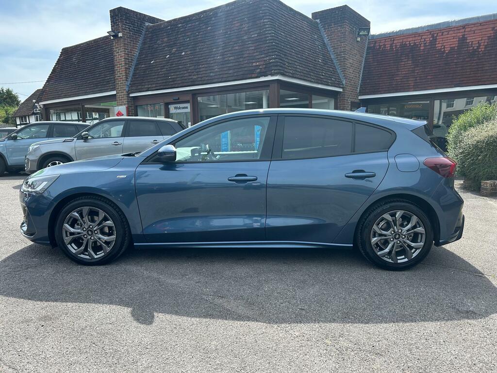 Ford Focus 1.0T Ecoboost Mhev St-line Hatchback Hy LY24OSU Blue #4