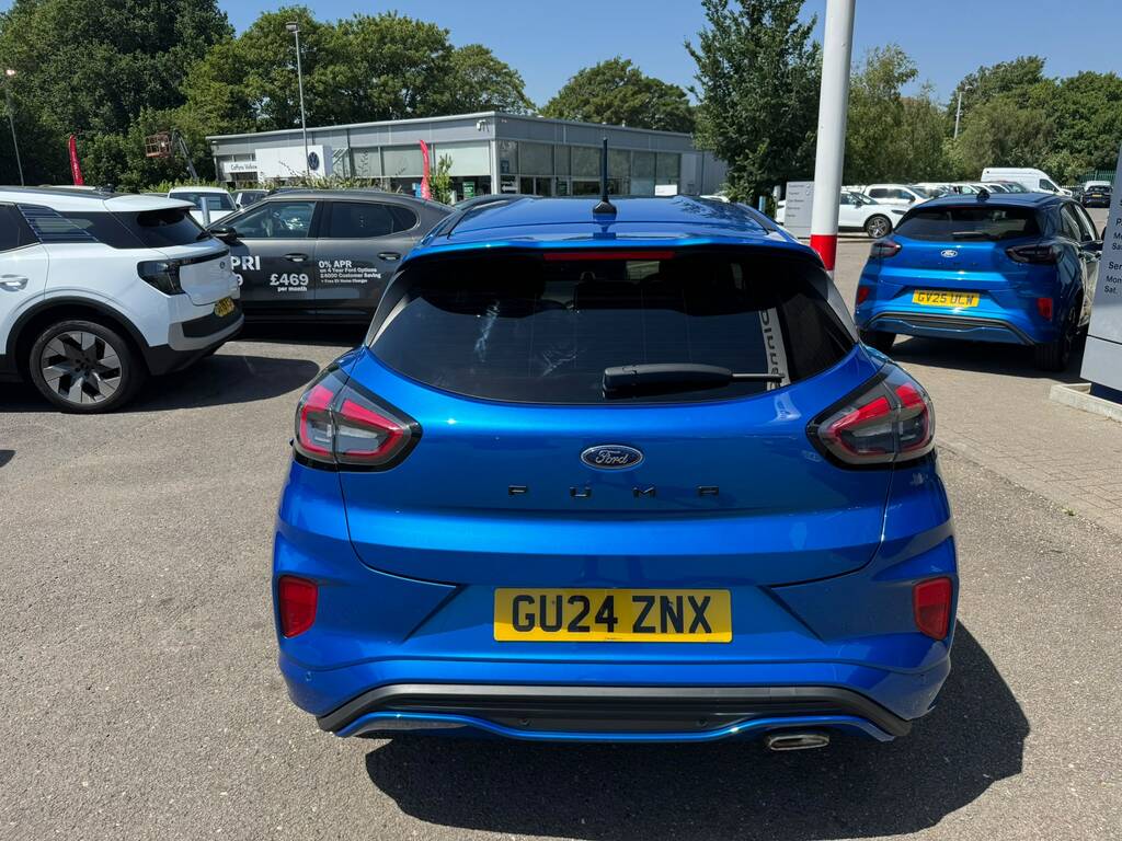 Ford Puma 1.0T Ecoboost Mhev St-line Suv Hybrid D GU24ZNX Blue #4