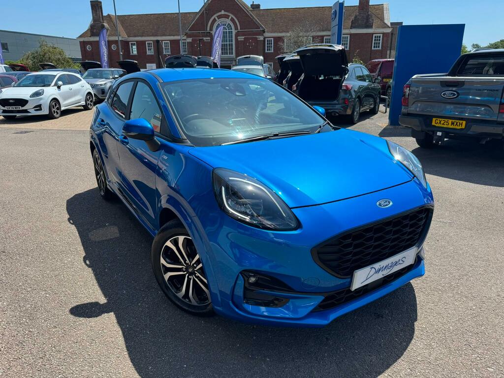 Ford Puma 1.0T Ecoboost Mhev St-line Suv Hybrid D GU24ZNX Blue