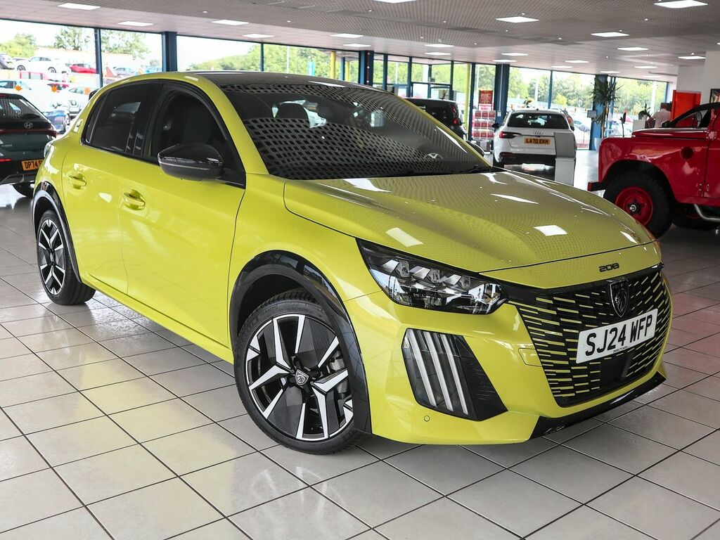 Peugeot 208 1.2 Gt Puretech Mhev E-dsc Yellow