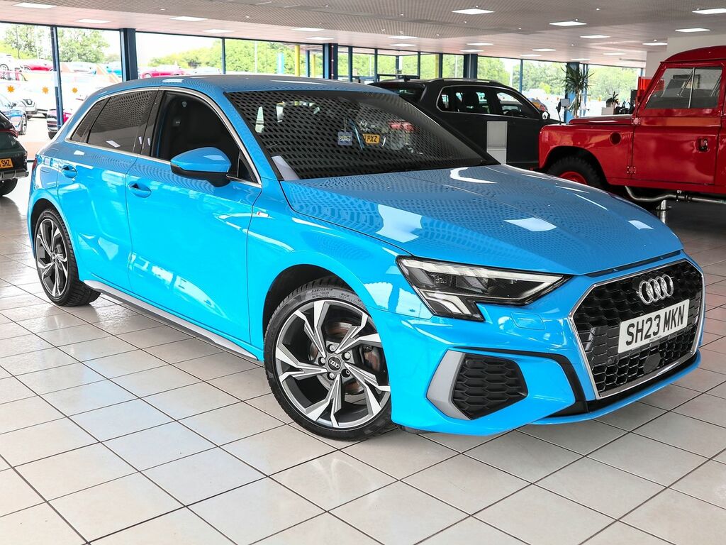 Audi A3 1.0 S Line 30 Tfsi SH23MKN Blue