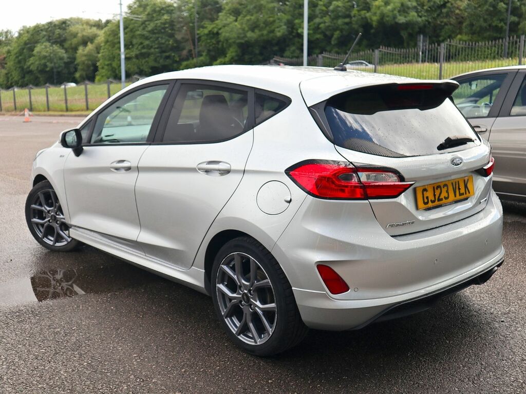 Ford Fiesta 1.0 St-line Mhev Ecoboost GJ23VLK Silver #2