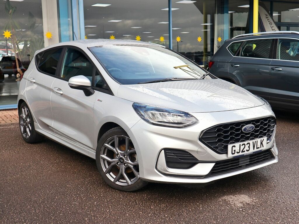 Ford Fiesta 1.0 St-line Mhev Ecoboost GJ23VLK Silver