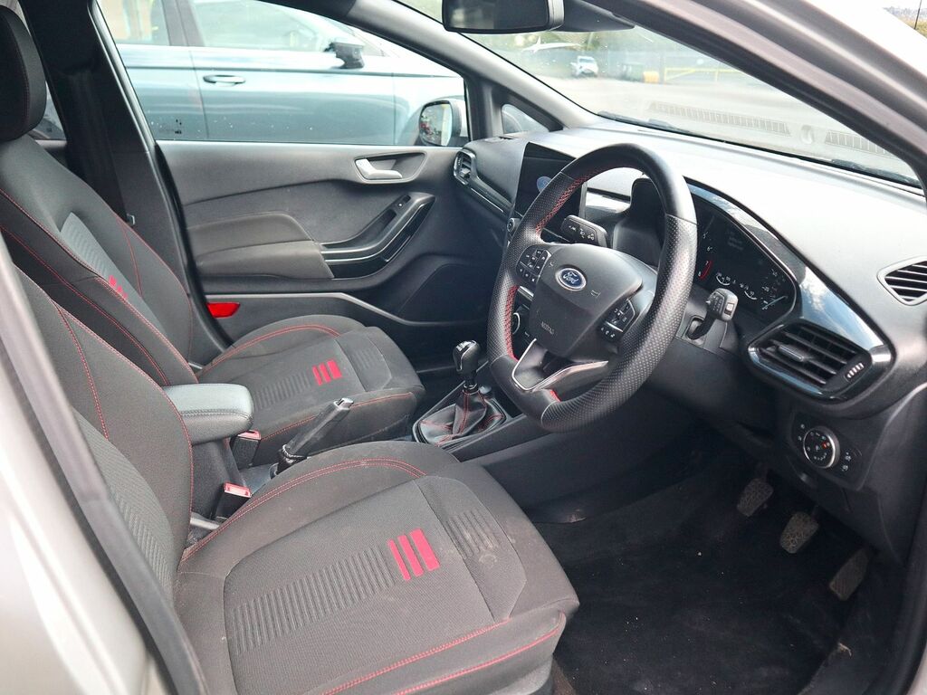 Ford Fiesta 1.0 St-line Mhev Ecoboost GJ23VLK Silver #3