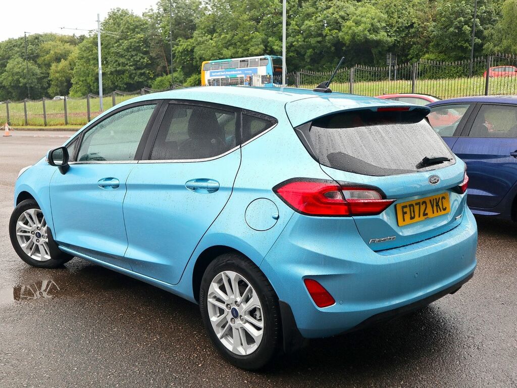 Ford Fiesta 1.0 Titanium Ecoboost Mhev FD72YKC Blue #2
