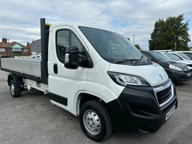 Peugeot Boxer Bluehdi Dropside 335 L3 White #6