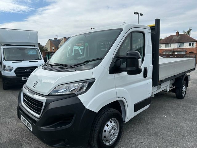 Peugeot Boxer Bluehdi Dropside 335 L3 White #5