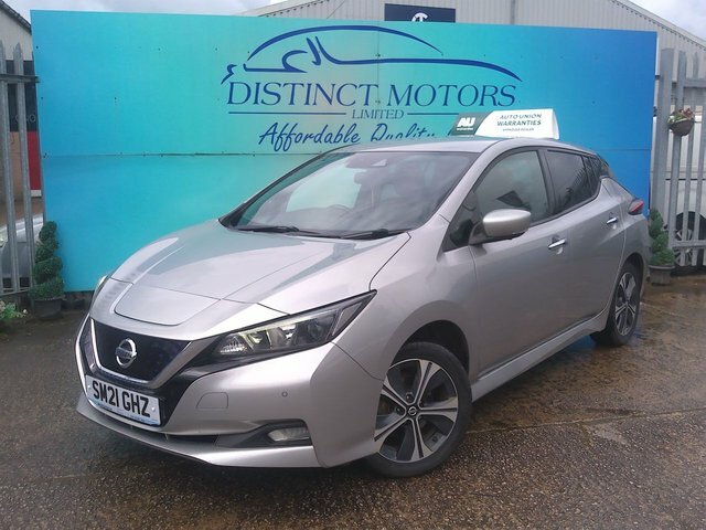 Nissan Leaf E N-connecta Hatchback SM21GHZ Silver #3