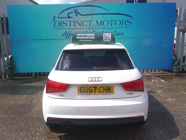 Audi A1 Tfsi Sport Hatchback GU67CHK White #5