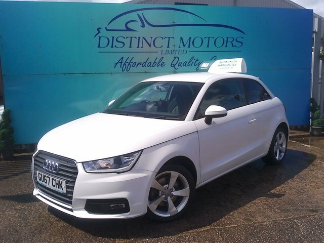 Audi A1 Tfsi Sport Hatchback GU67CHK White #3