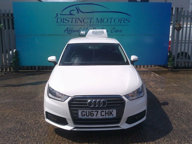 Audi A1 Tfsi Sport Hatchback GU67CHK White #2