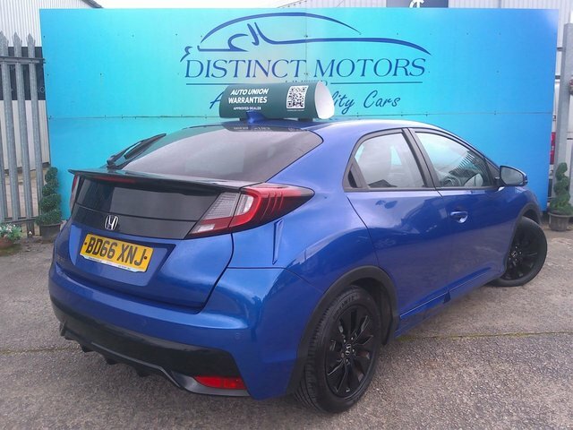 Honda Civic I-dtec Se Plus Navi BD66XNJ Blue #4