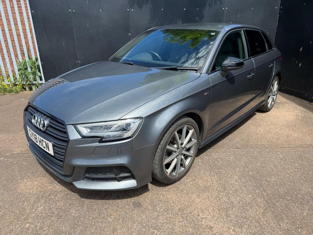 Audi A3 Hatchback 2.0 Tdi Black Edition Sportback Euro 6 GY18HCN Grey #2