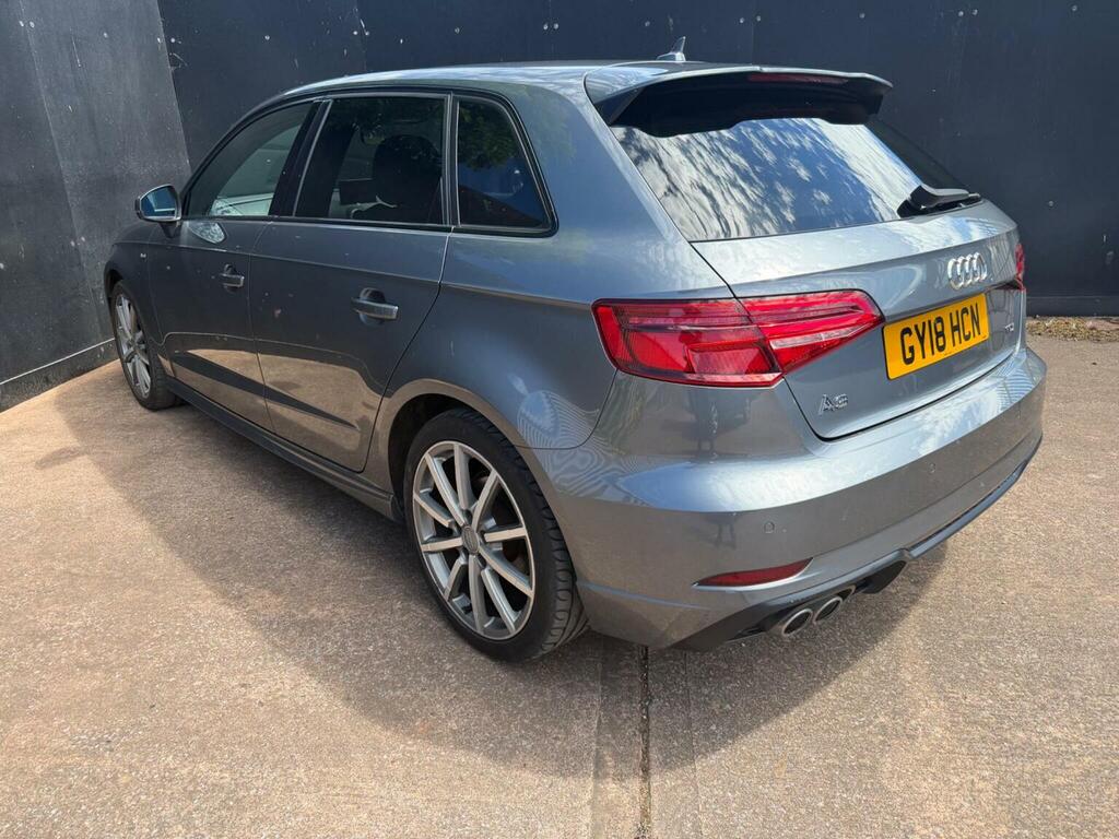 Audi A3 Hatchback 2.0 Tdi Black Edition Sportback Euro 6 GY18HCN Grey #3