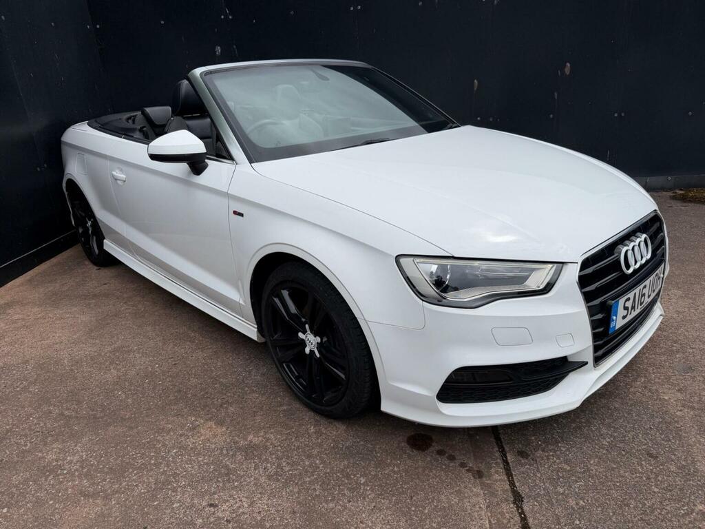 Audi A3 Cabriolet 2.0 Tdi S Line Euro 6 Ss Nav White