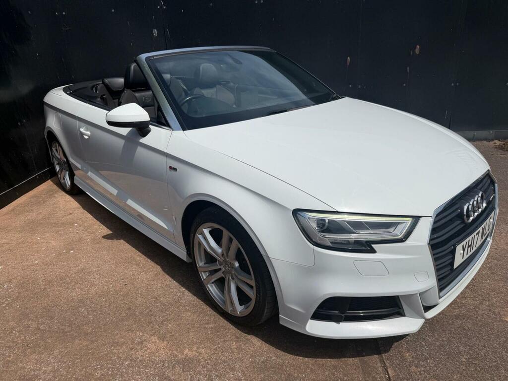 Audi A3 Cabriolet 2.0 Tdi S Line Euro 6 Ss White