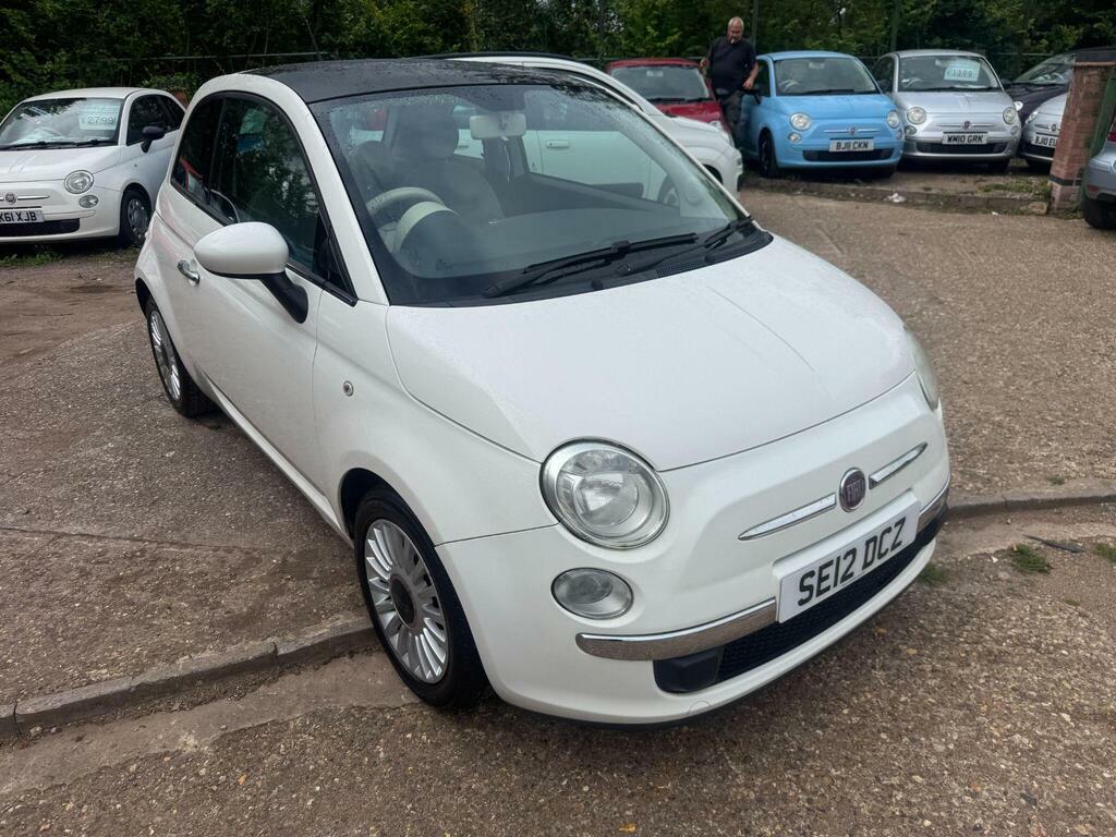 Fiat 500 1.2 Lounge Euro 5 Ss SE12DCZ White #2