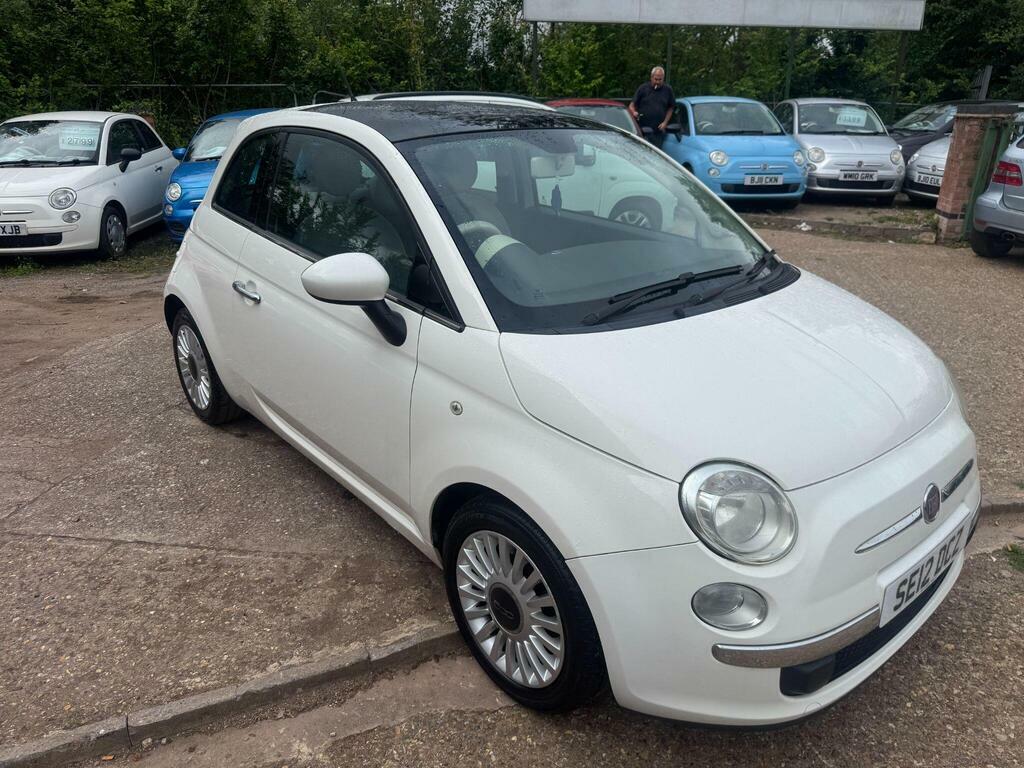 Fiat 500 1.2 Lounge Euro 5 Ss White