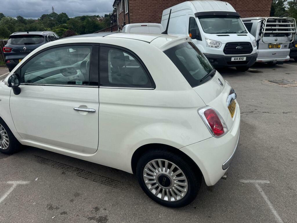 Fiat 500  White #10