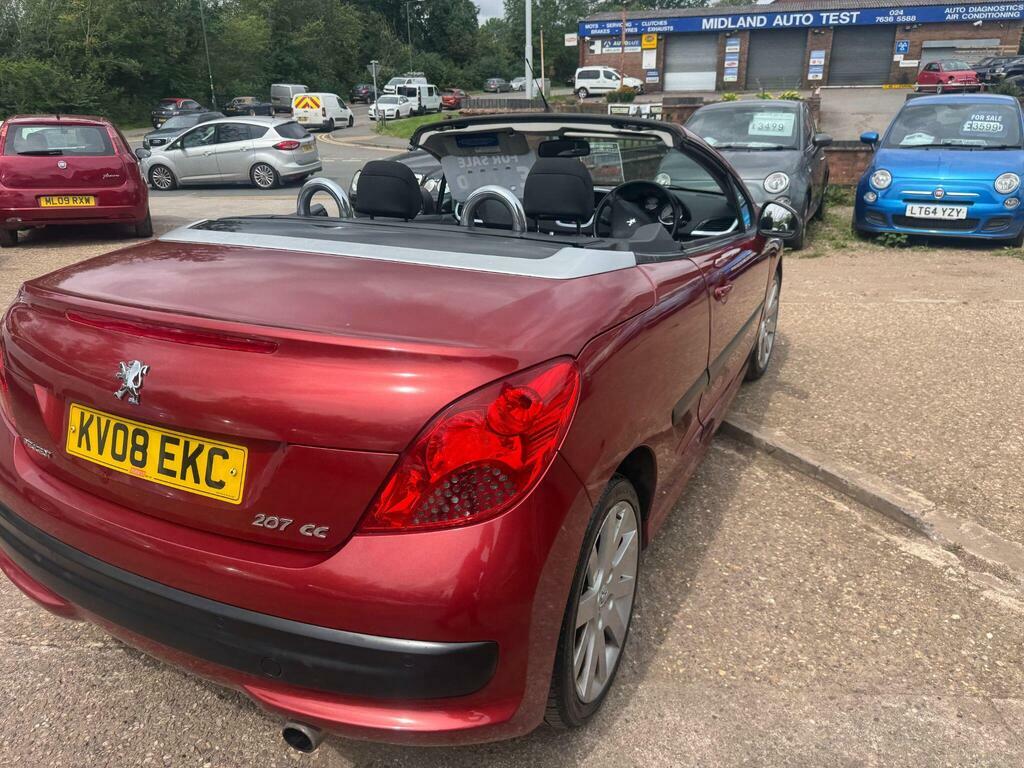 Peugeot 207 CC 1.6 16V Gt Red #15