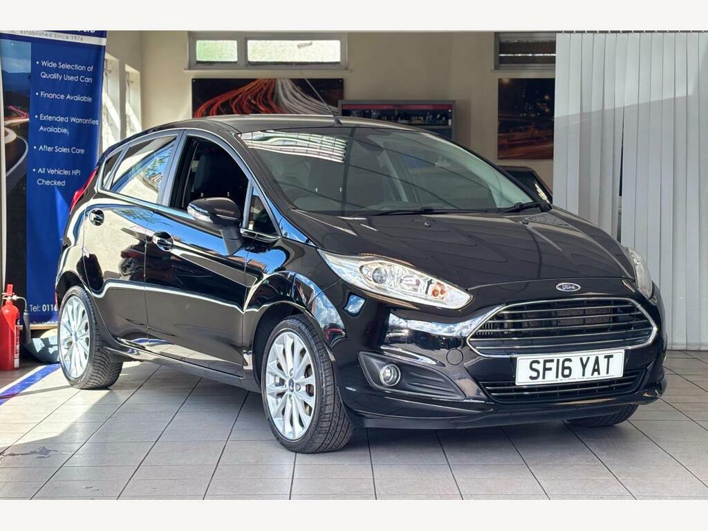 Ford Fiesta 1.5 Tdci Titanium X Euro 6 Black