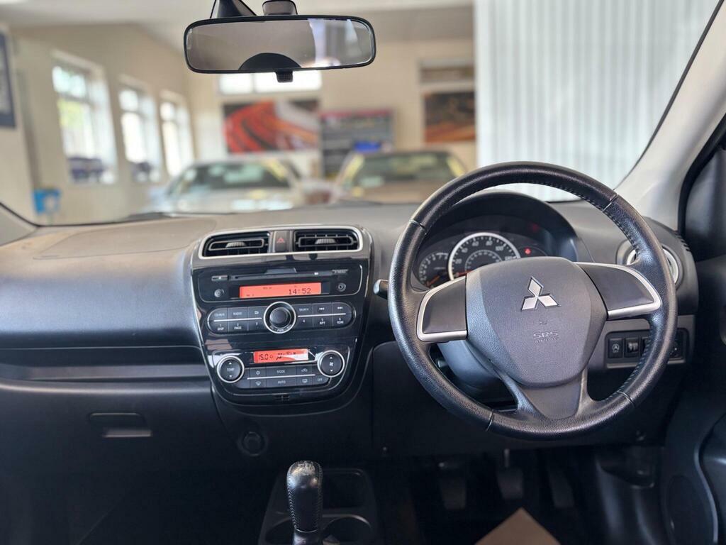 Mitsubishi Mirage 2013 1.2 3 Hatchback Cvt Euro 5 Ss Blue #10