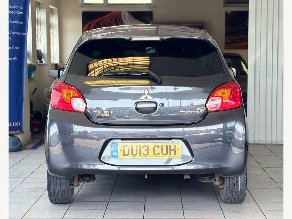 Mitsubishi Mirage 2013 1.2 3 Hatchback Cvt Euro 5 Ss Blue #7