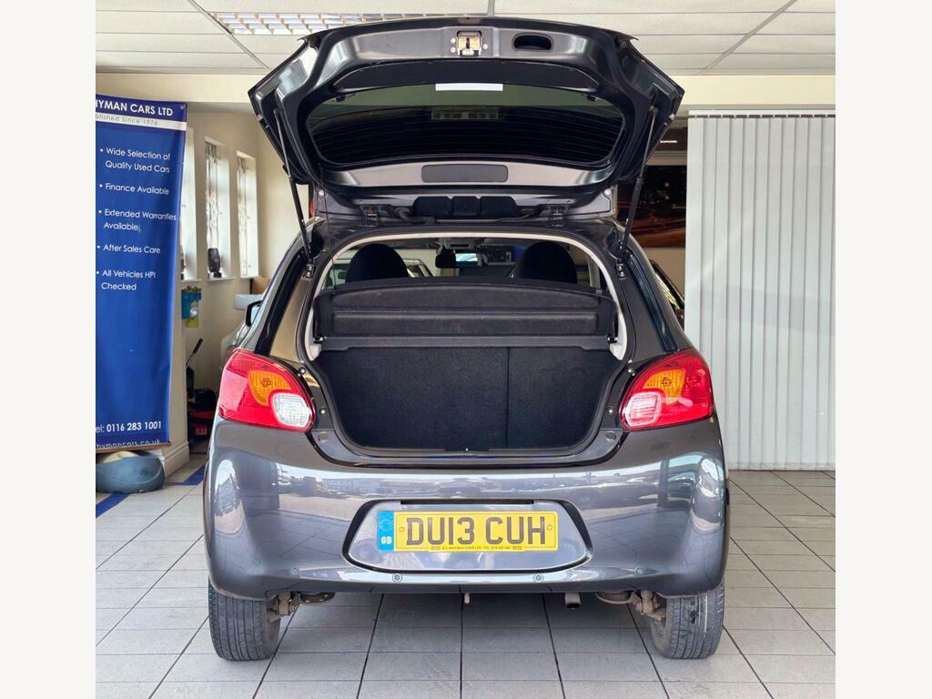 Mitsubishi Mirage 2013 1.2 3 Hatchback Cvt Euro 5 Ss Blue #25